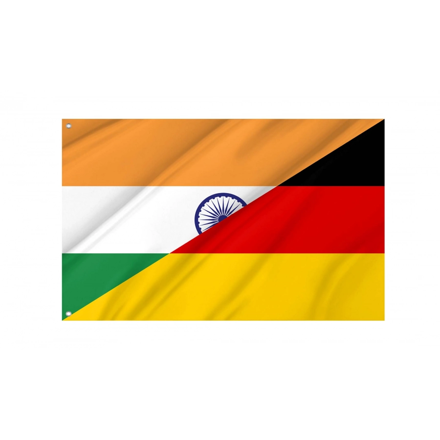 India - Germany Friendship Flag for Indoor & Outdoor Use, INDE