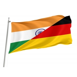 India - Germany Friendship Flag for Indoor & Outdoor Use