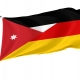 Jordan - Germany Friendship Flag for Indoor & Outdoor Use - Imagine 1