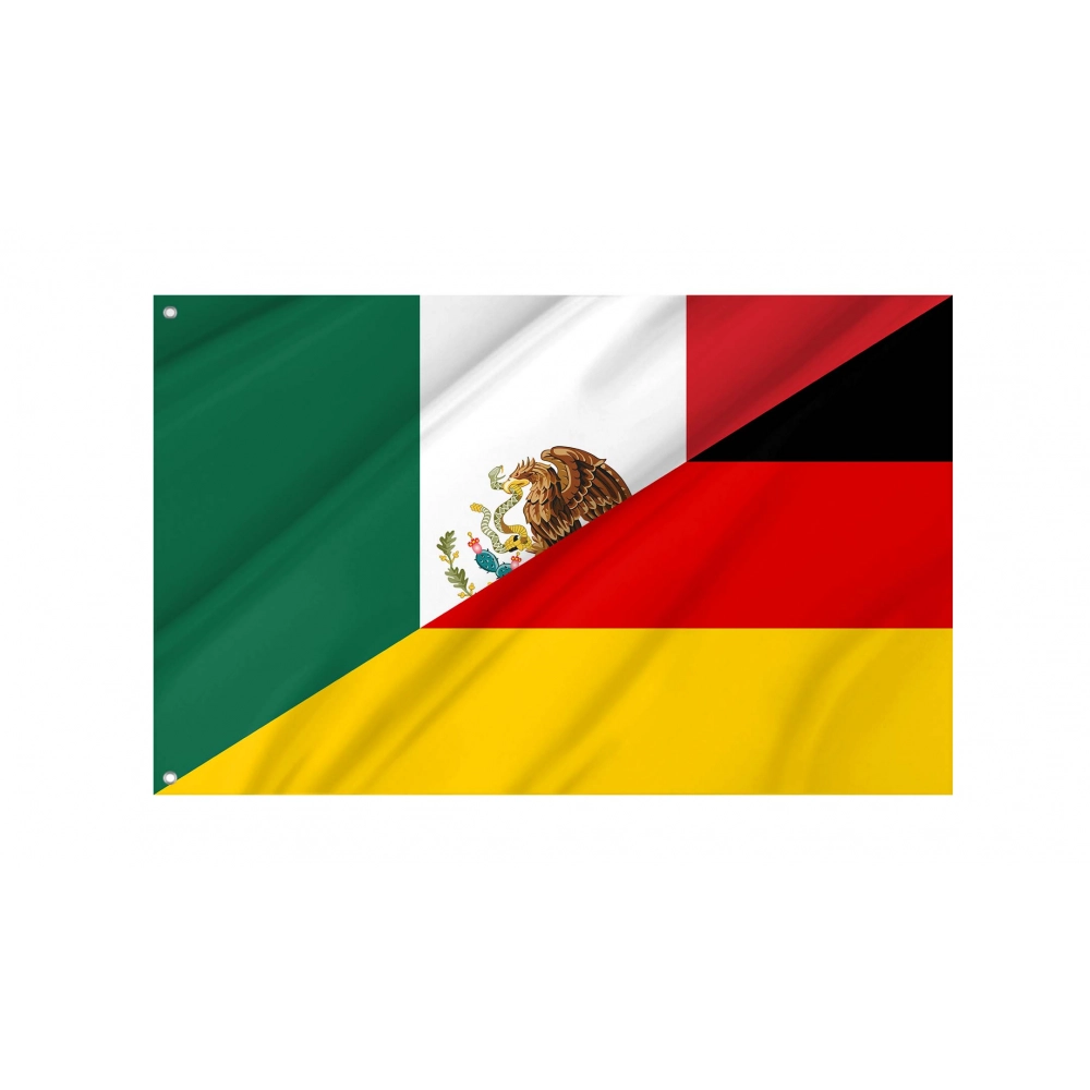 Mexico - Germany Friendship Flag for Indoor & Outdoor Use