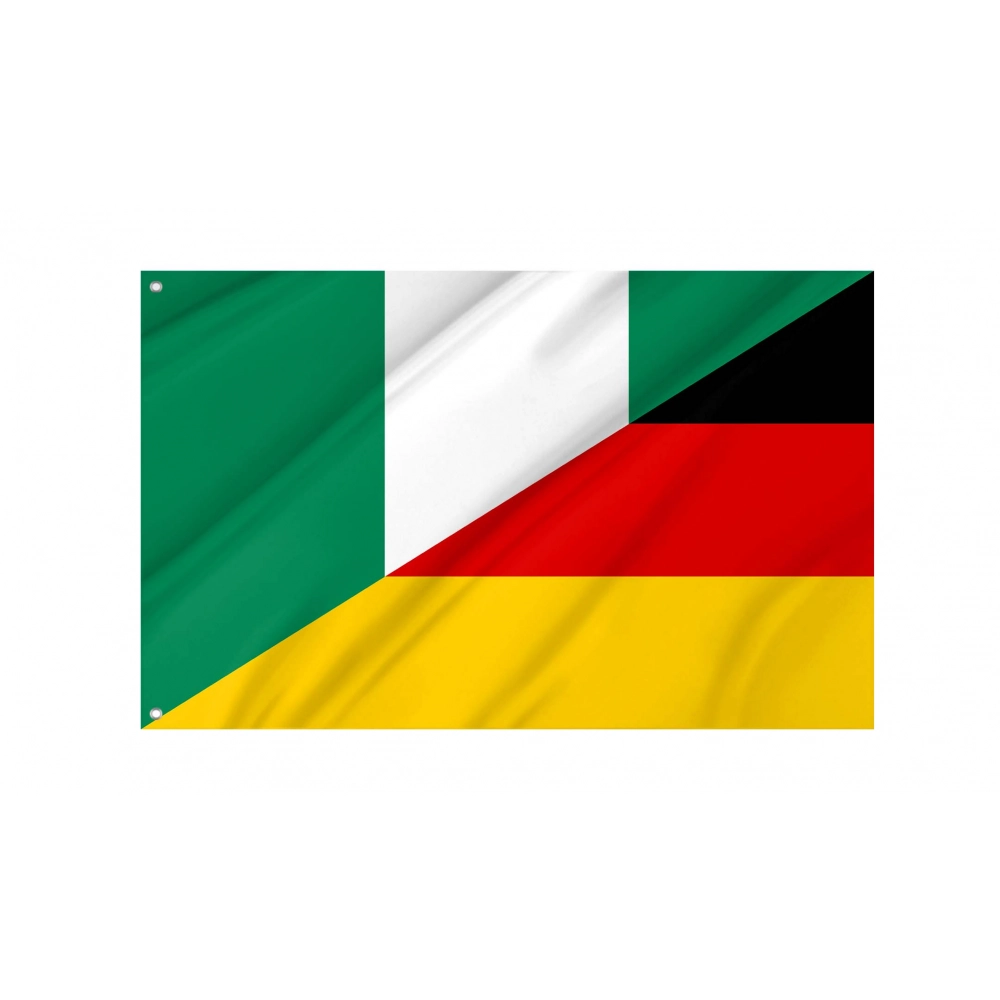 Nigeria - Germany Friendship Flag for Indoor & Outdoor Use