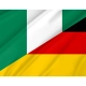 Nigeria - Germany Friendship Flag for Indoor & Outdoor Use - Imagine 2