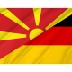 North Macedonia - Germany Friendship Flag for Indoor & Outdoor Use - Imagine 2
