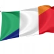 Republic of Ireland - France Friendship Flag - Imagine 1