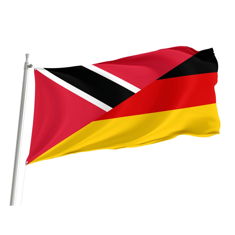 Trinidad and Tobago - Germany Friendship Flag for Indoor & Outdoor Use
