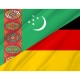 Turkmenistan - Germany Friendship Flag for Indoor & Outdoor Use - Imagine 2