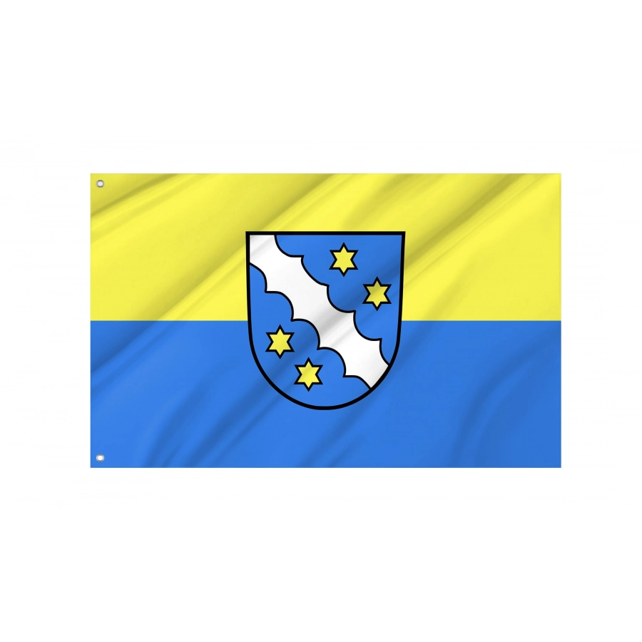 Heroldstatt Flag – Official German Municipal Flag from Baden-Württemberg