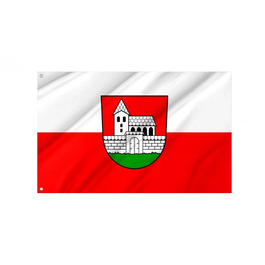 Holzkirch Flag - Official German Municipal Flag from Baden-Württemberg