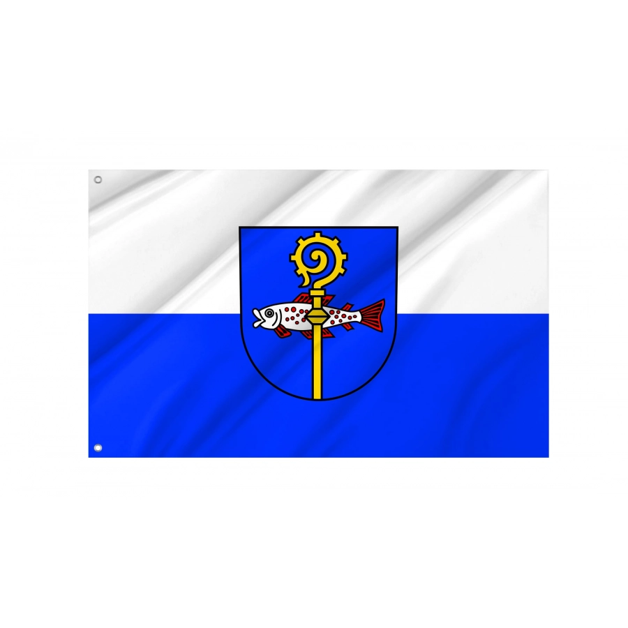 Lauterach Flag - Official German Municipal Flag from Baden-Württemberg