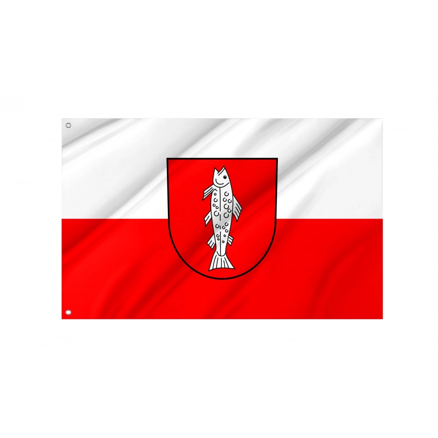 Lonsee Flag - Official German Municipal Flag from Baden-Württemberg