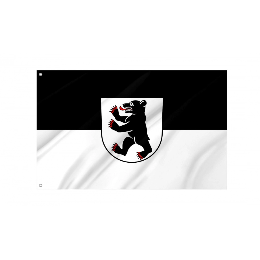 Bermatingen Flag - Official German Municipal Flag from Baden-Württemberg