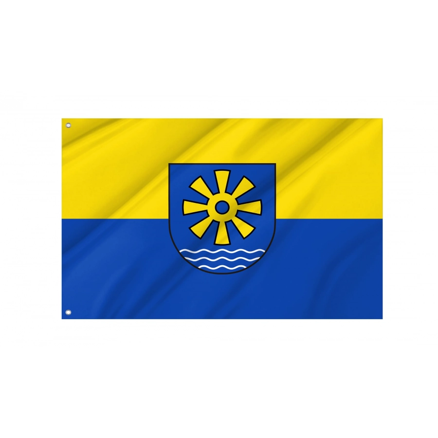 Bodenseekreises Flag - Official German Municipal Flag from Baden-Württemberg