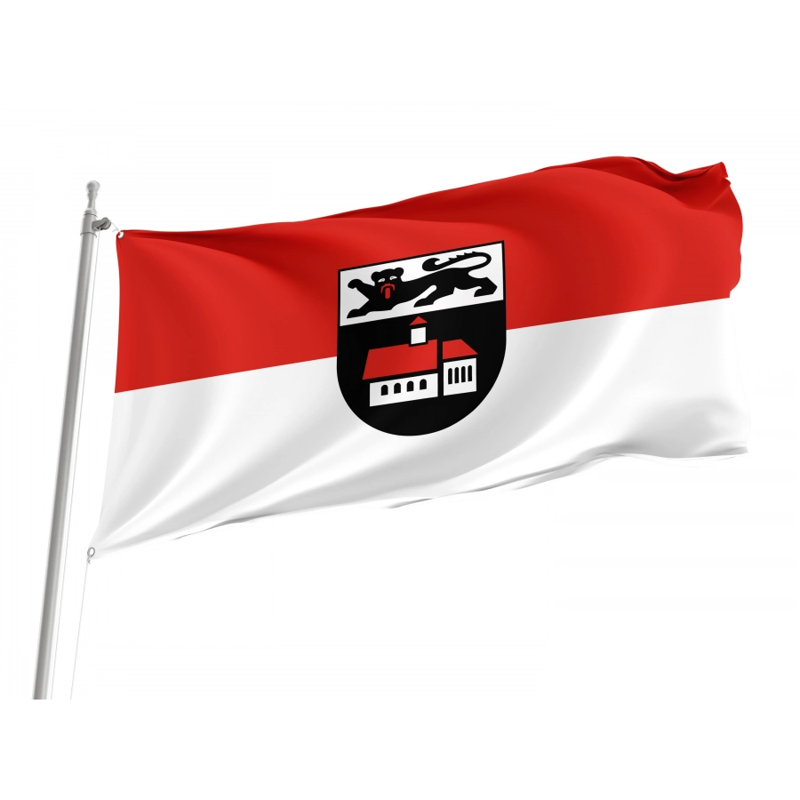 Kupferzell Flag - Official German Municipal Flag from Baden-Württemberg