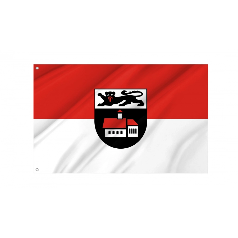 Kupferzell Flag - Official German Municipal Flag from Baden-Württemberg