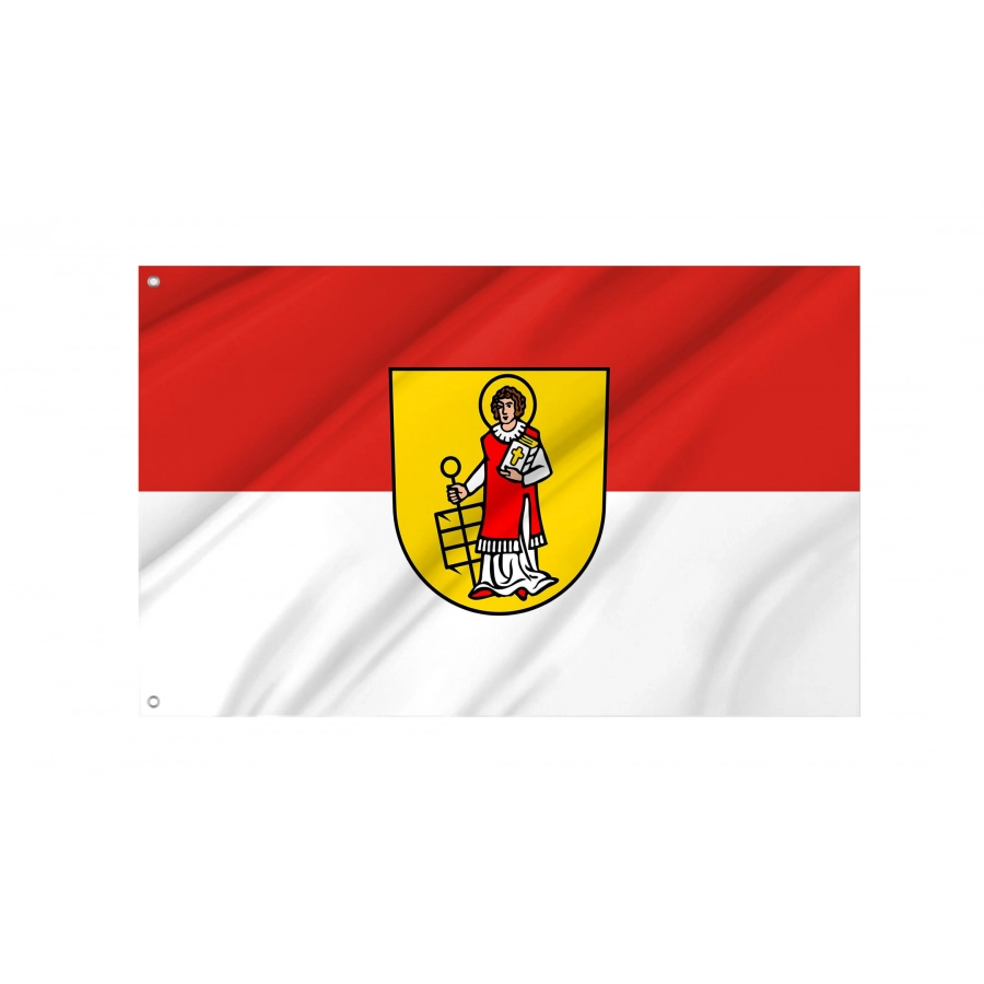 Niedernhall Flag - Official German Municipal Flag from Baden-Württemberg