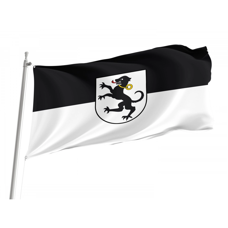 Tettnang Flag - Official German Municipal Flag from Baden-Württemberg