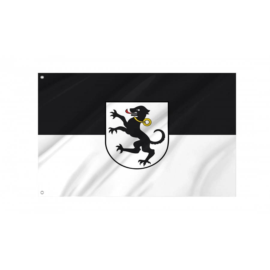 Tettnang Flag - Official German Municipal Flag from Baden-Württemberg