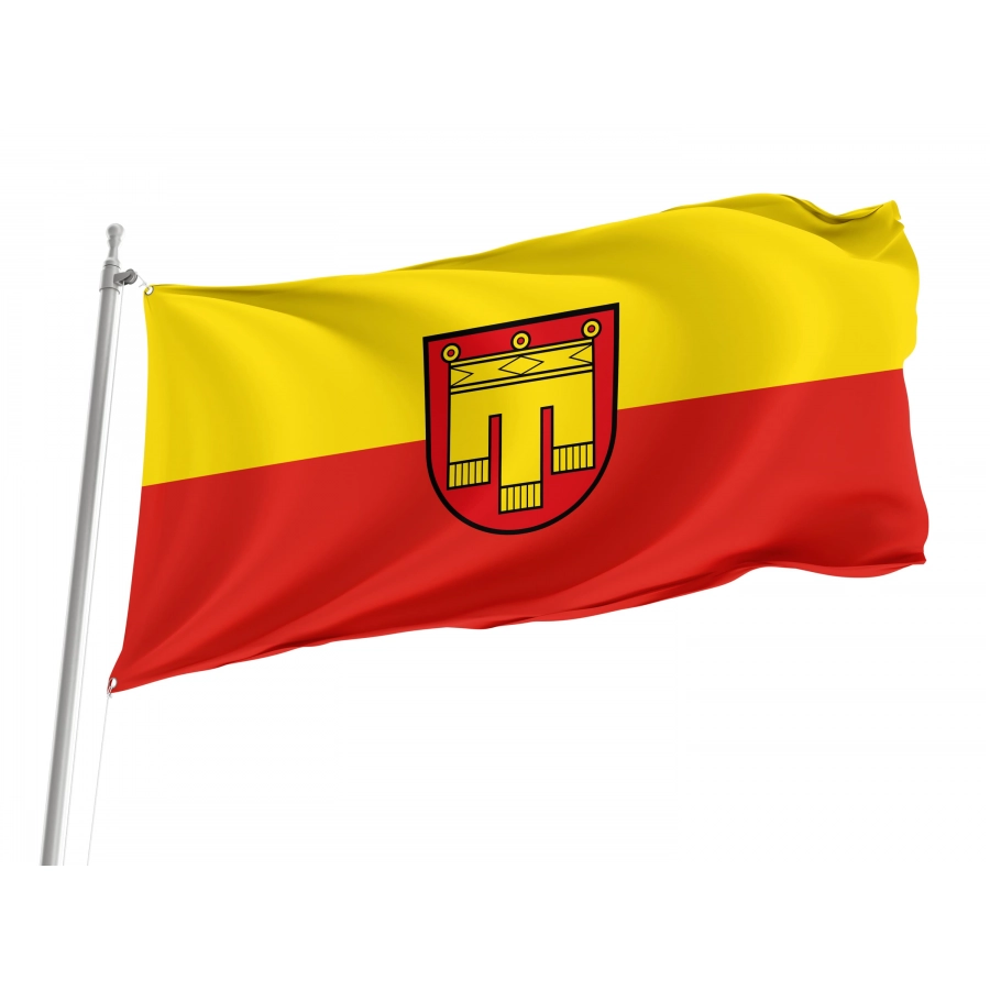 Herrenberg Fahne - Official German Municipal Flag from Baden-Württemberg