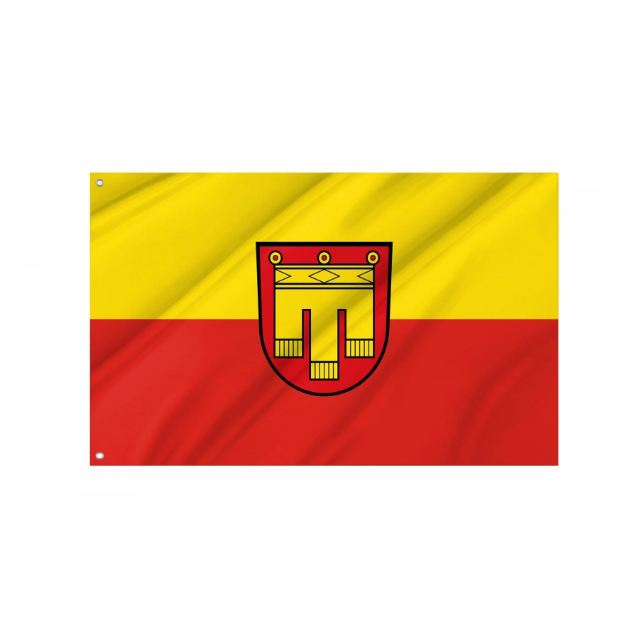 Herrenberg Fahne - Official German Municipal Flag from Baden-Württemberg