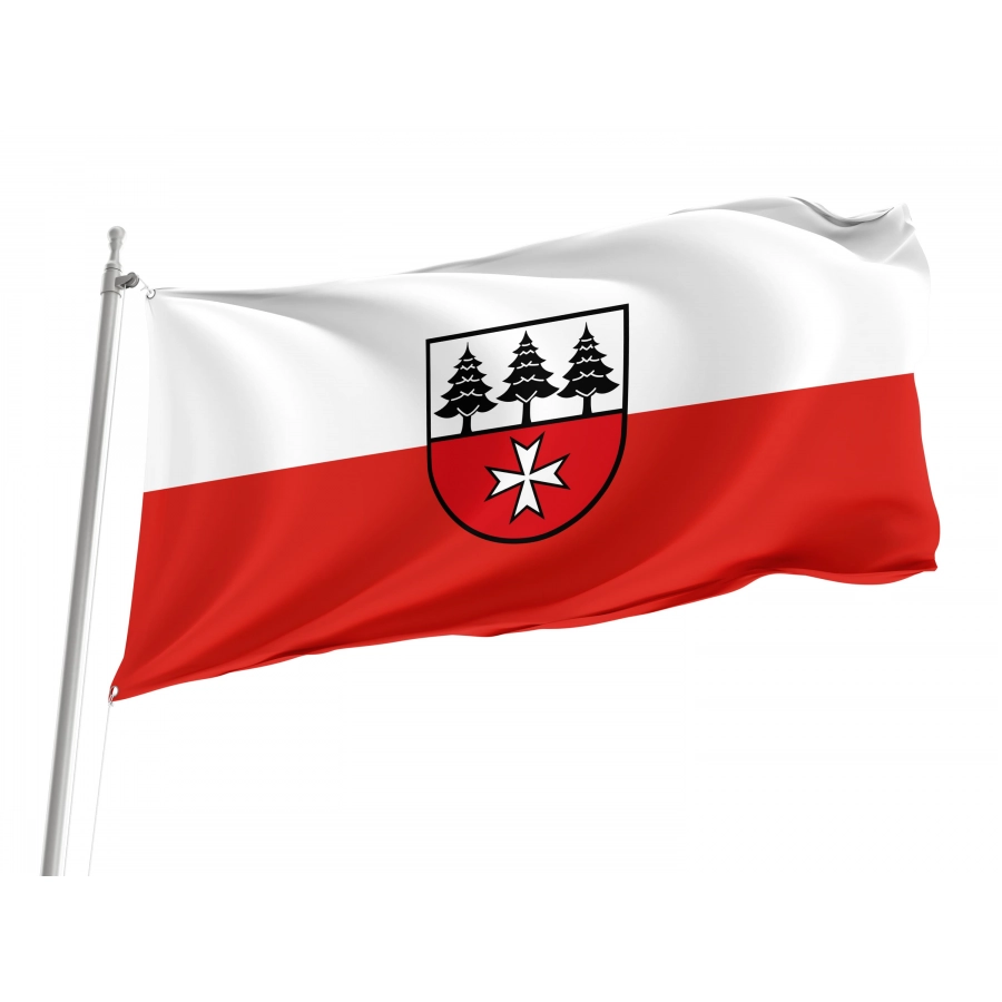 Jettingen Fahne - Official German Municipal Flag from Baden-Württemberg
