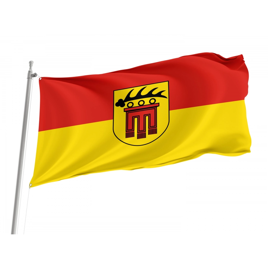 Landkreis Böblingen Fahne - Official German Municipal Flag from Baden-Württemberg