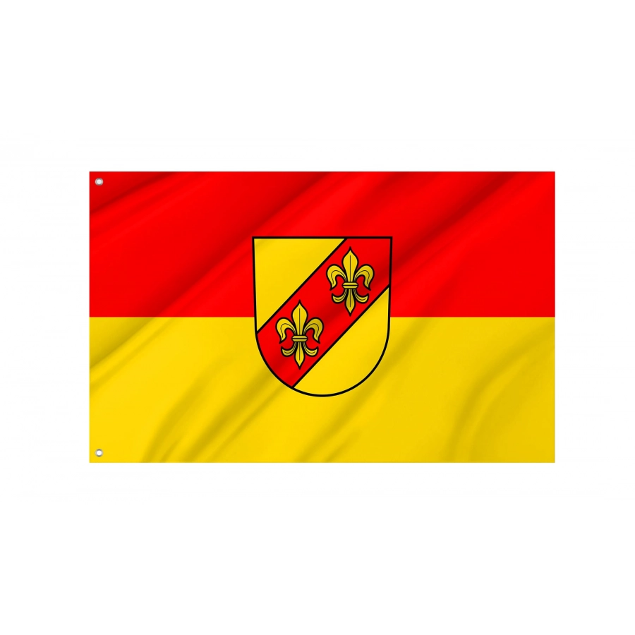 Kämpfelbach Flag - Official German Municipal Flag from Baden-Württemberg