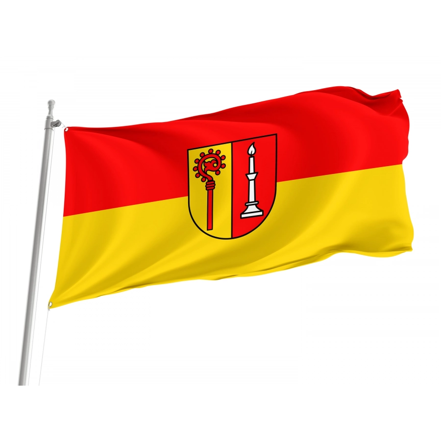 Wurmberg Flag - Official German Municipal Flag from Baden-Württemberg