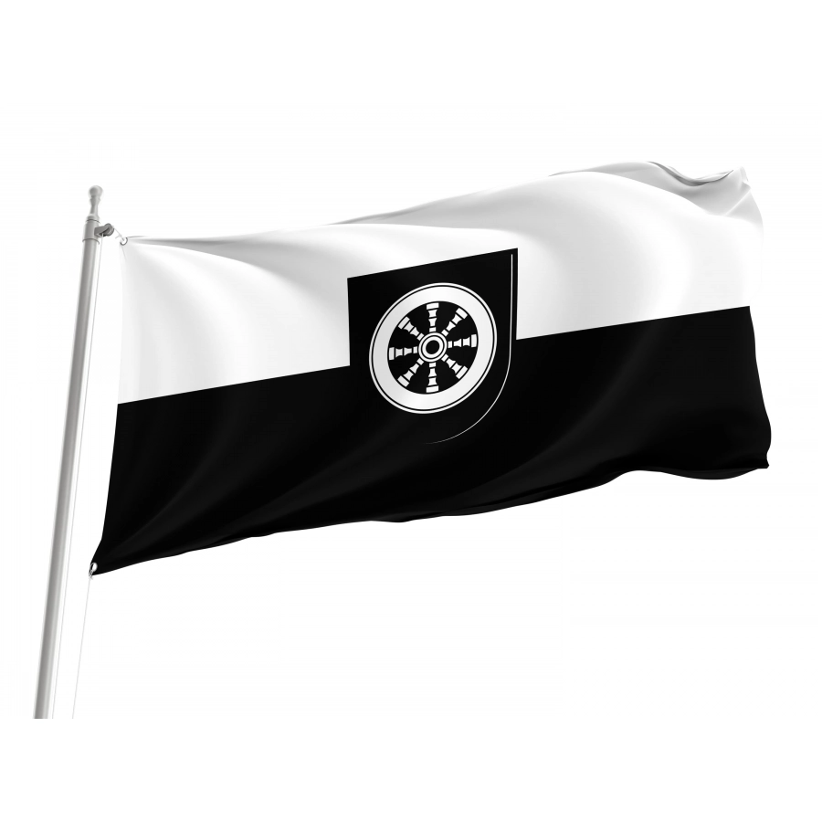 Erolzheim Flag - Official German Municipal Flag from Baden-Württemberg