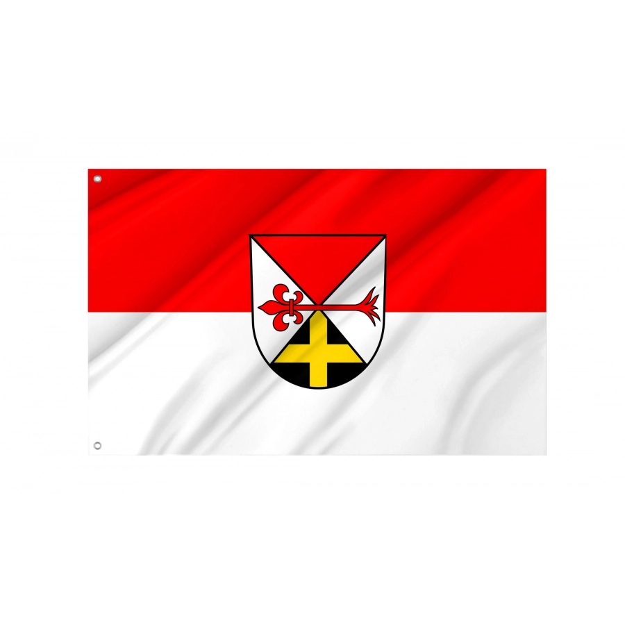 Hochdorf Flag - Official German Municipal Flag from Baden-Württemberg