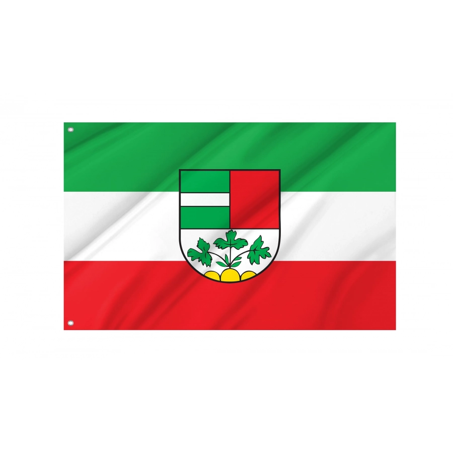Laupheim Flag - Official German Municipal Flag from Baden-Württemberg