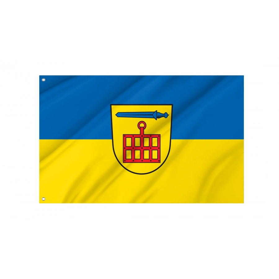 Mietingen Flag - Official German Municipal Flag from Baden-Württemberg
