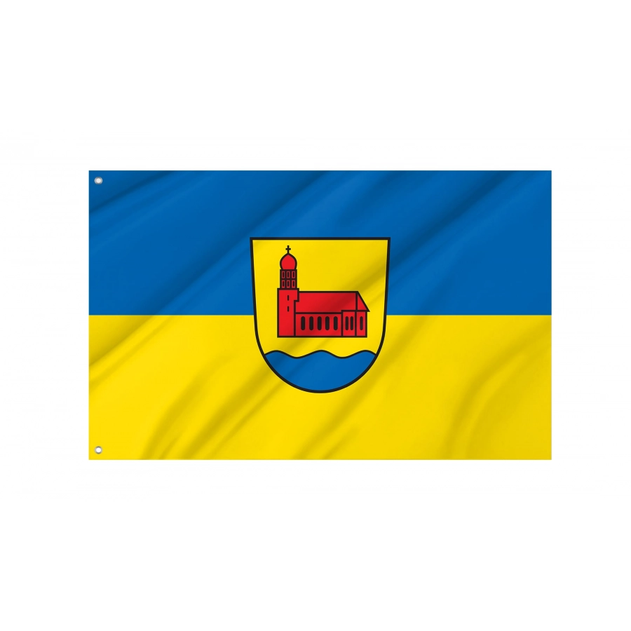 Seekirch Flag - Official German Municipal Flag from Baden-Württemberg