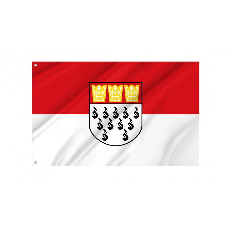 Flag Of Cologne, Patriotic Flags, Unique Design Print, Flags For Indoor & Outdoor Use - High Quality North Rhine Westphalia for Indoor and Outdoor Use