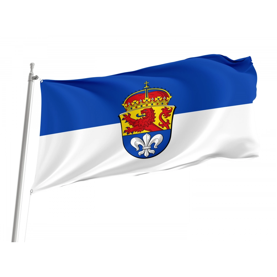 Flag Of Darmstadt, Patriotic Flags, Unique Design Print, Flags For Indoor & Outdoor Use - High Quality Hesse for Indoor and Outdoor Use