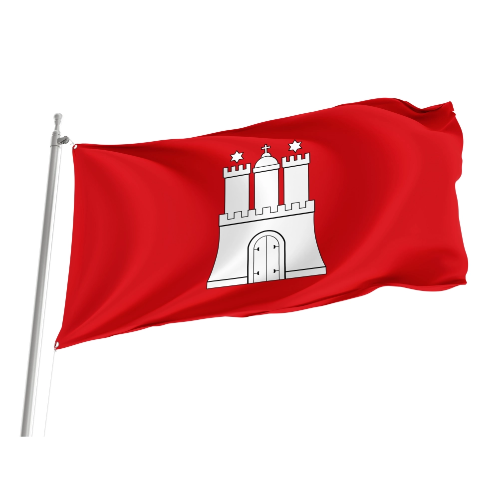 Hamburg Flag for Indoor & Outdoor Use