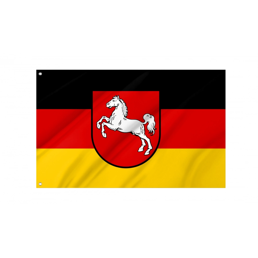 Flag Of Lower Saxony, Patriotic Flags, Unique Design Print, Flags For Indoor & Outdoor Use - High Quality Lower Saxony for Indoor and Outdoor Use