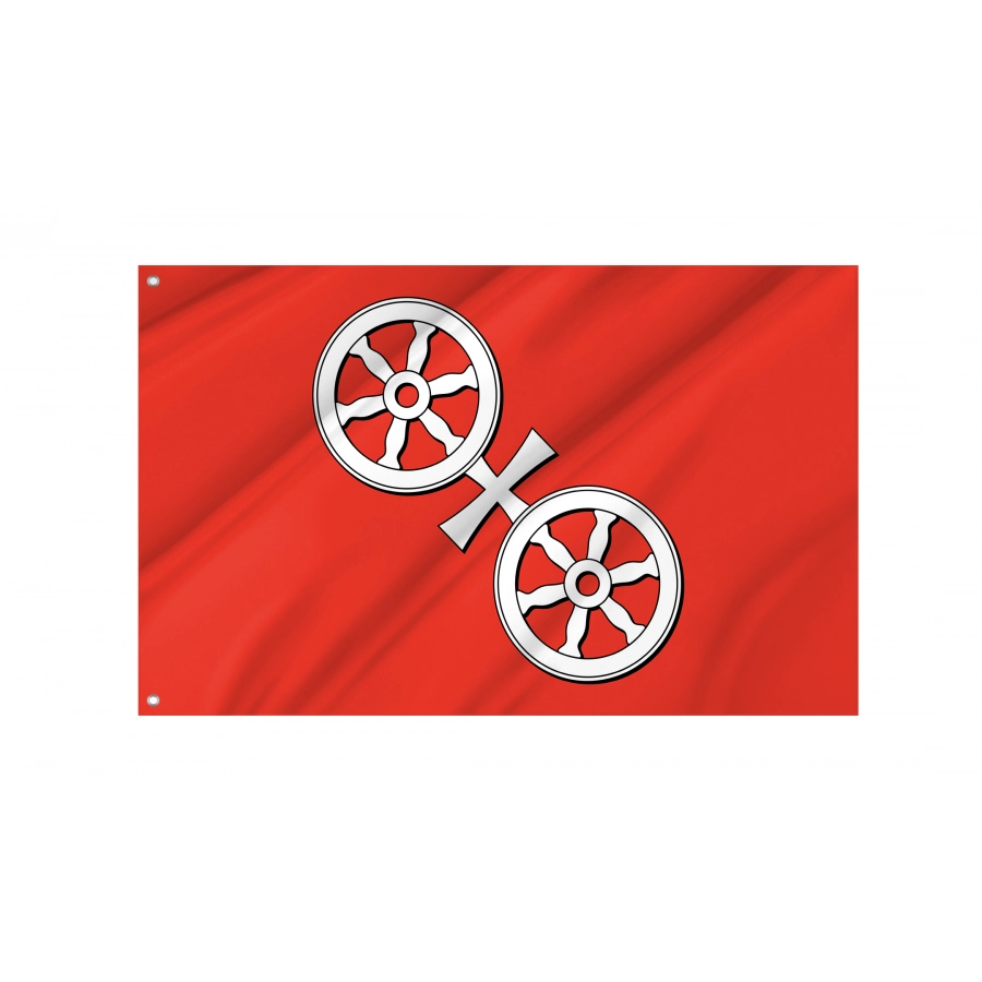 Flag Of Mainz, Patriotic Flags, Unique Design Print, Flags For Indoor & Outdoor Use - High Quality Rhineland-Palatinate for Indoor and Outdoor Use