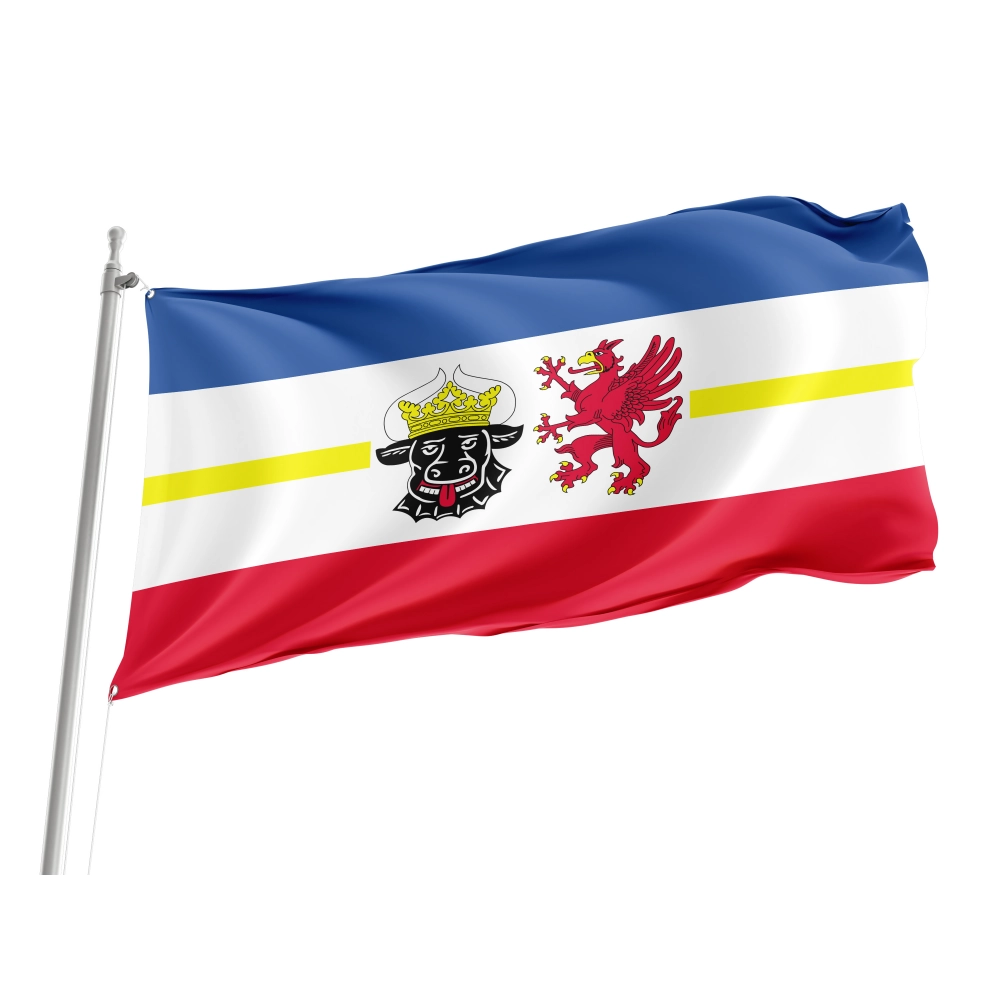Flag of Mecklenburg Vorpommern, Patriotic Flags, Unique Design Print, Flags for Indoor & Outdoor Use