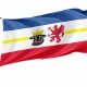 Flag of Mecklenburg Vorpommern, Patriotic Flags, Unique Design Print, Flags for Indoor & Outdoor Use - Imagine 1