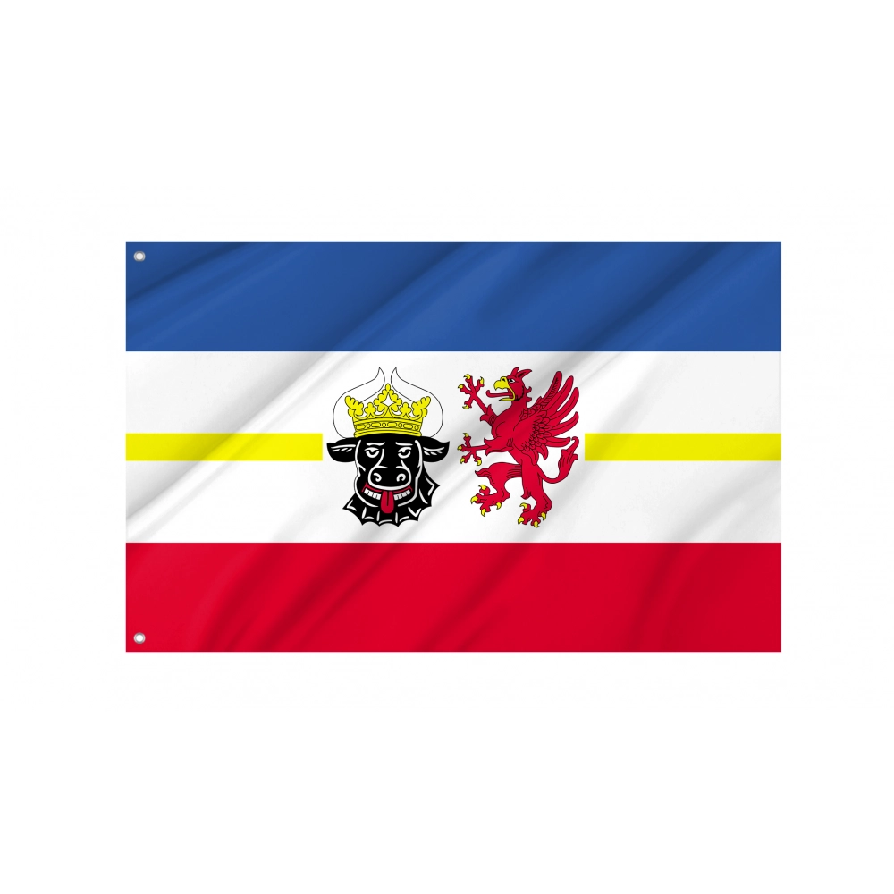 Flag of Mecklenburg Vorpommern, Patriotic Flags, Unique Design Print, Flags for Indoor & Outdoor Use
