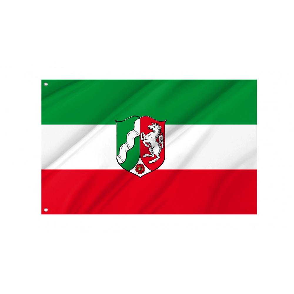 State Service Flag of North Rhine-Westphalia, Patriotic Flags, Unique Design Print, Flags for Indoor & Outdoor Use