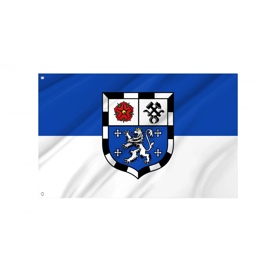 Flag Of Saarbrücken, Patriotic Flags, Unique Design Print, Flags For Indoor & Outdoor Use - High Quality Saarland for Indoor and Outdoor Use
