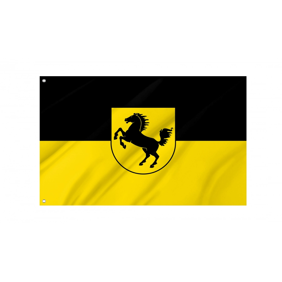 Flag Of Stuttgart, Patriotic Flags, Unique Design Print, Flags For Indoor & Outdoor Use - High Quality Baden Wurttemberg Flags for Indoor and Outdoor Use