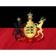 Kingdom of Württemberg Crest Flag for Indoor & Outdoor Use - Imagine 2