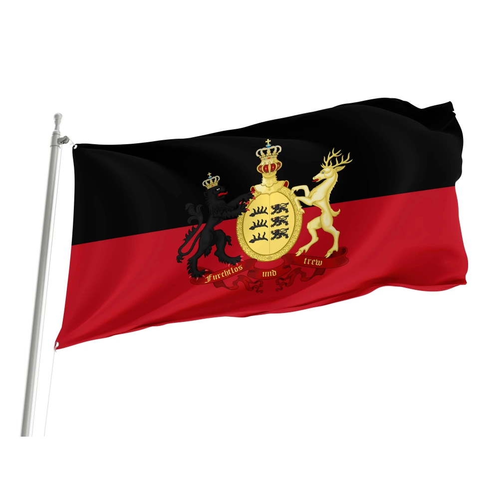Kingdom of Württemberg Crest Flag for Indoor & Outdoor Use