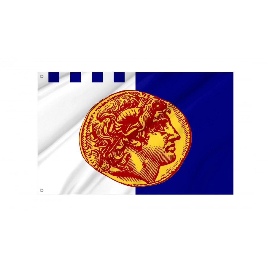 Flag of Thessaloniki, Patriotic Flags, Unique Design Print, Flags for Indoor & Outdoor Use