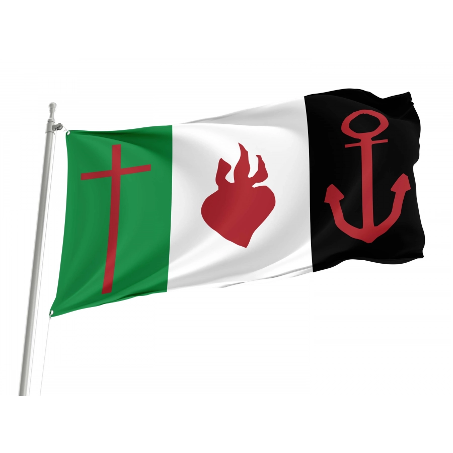 Areopagus of Eastern Continental Greece (1821-1825) Flag for Indoor & Outdoor Use, GRC14
