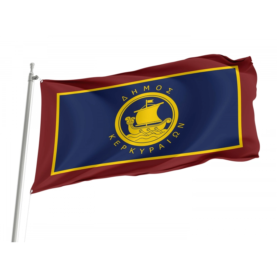 Corfu Flag for Indoor & Outdoor Use, GRC05