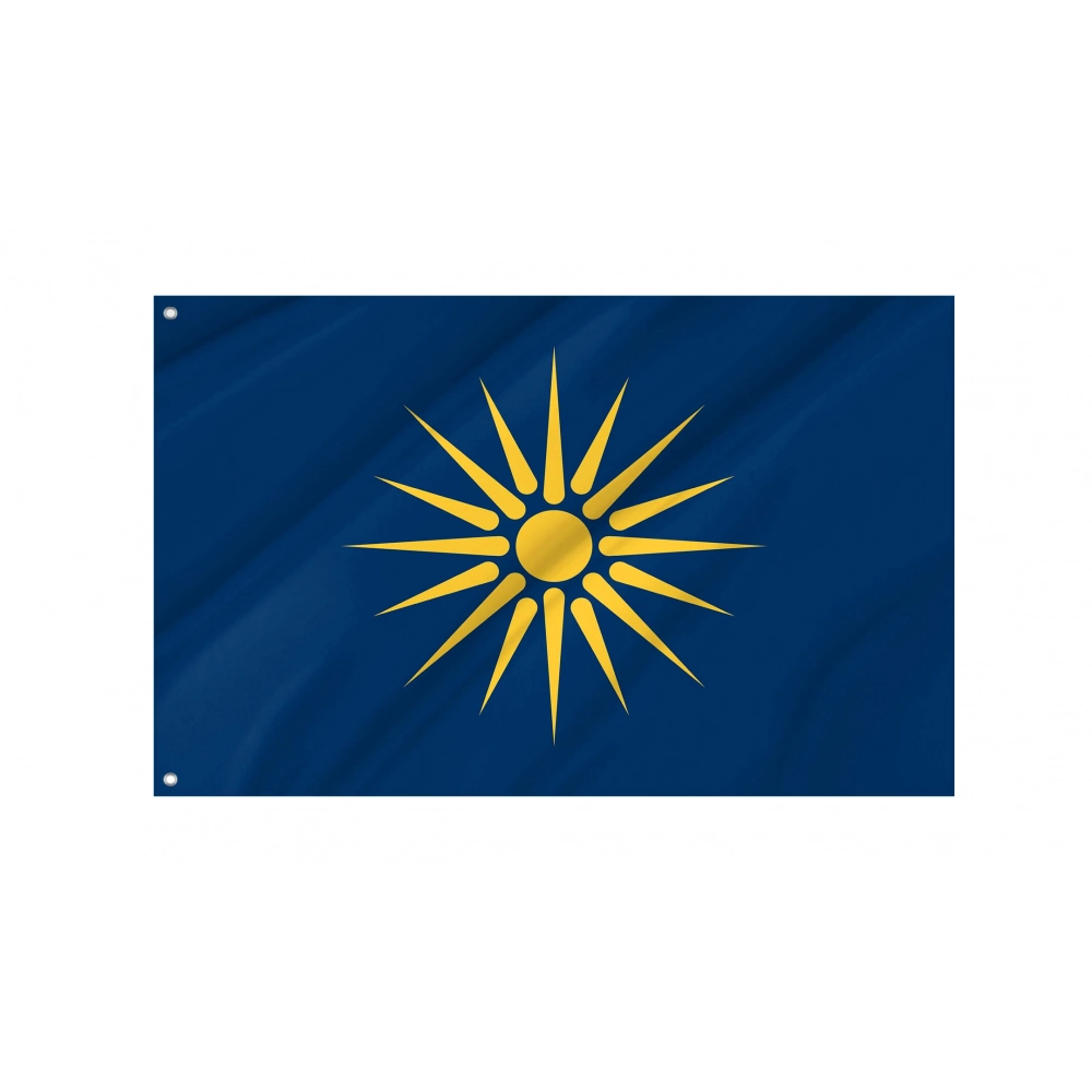 Greek Macedonia Flag for Indoor & Outdoor Use