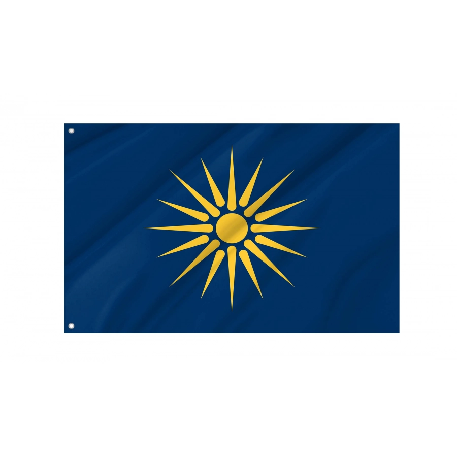 Greek Macedonia Flag for Indoor & Outdoor Use, GRC02